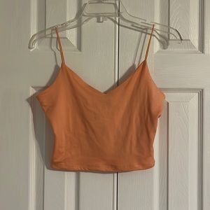 Windsor peach cropped tank top size large NWT